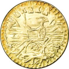 1/4 Dollar California Territorial Gold, `Eureka`