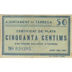 50 Céntimos Tàrrega