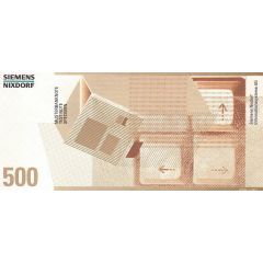 500 Test Note Siemens Nixdorf