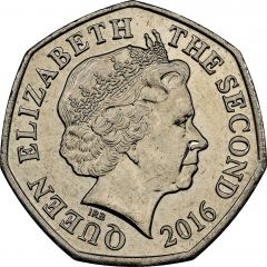 50 Pence - Elizabeth II 4th portrait