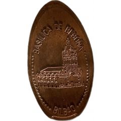 Elongated coin – Basilica of Begoña