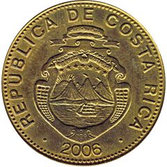 500 Colones magnetic
