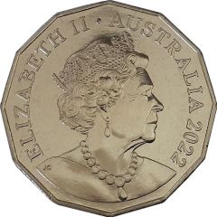 50 Cents - Elizabeth II 6th Portrait - Henry Lawson - The Loaded Dog