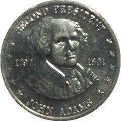 Token - Shell's Mr. President Coin Game John Adams
