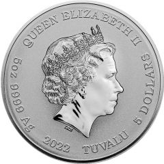 5 Dollars - Elizabeth II The Rising Sun