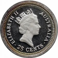 25 Cents - Elizabeth II 3rd Portrait - The Dump