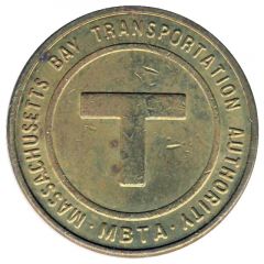 Token - Massachusetts Bay Transportation Authority Boston, Massachusetts