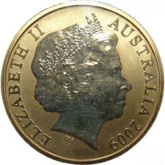1 Dollar - Elizabeth II 4th Portrait - Land Series - Frilled-Neck Lizard