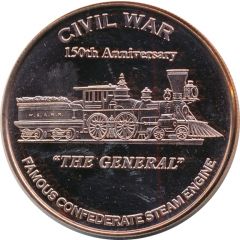 1 oz Copper Civil War - `The General`