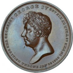 Medal - George IV Accession, J.G. Hancock