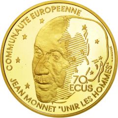 500 Francs / 70 Ecus Jean Monet