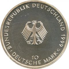 10 Deutsche Mark Anniversary of Constitution