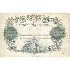 25 Francs - type 1870