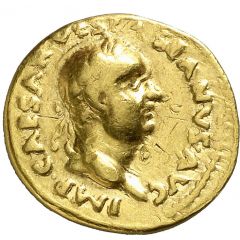 Aureus - Vespasian, Titus, and Domitian TITVS ET DOMITIANVS PRIN IV