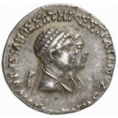Tetradrachm - Agathokleia and Strato I