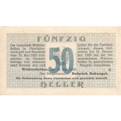 50 Heller Weitersfelden