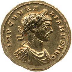 Aureus - Aurelianus P M TB P V•II•COS•II P P, Mars