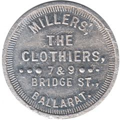 Token - Discount Check Millers` The Clothiers