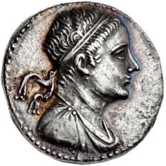 Tetradrachm - Ptolemy V Ptolemais/Ake, ΠΤ mintmark