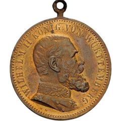 100th anniversary of the Ulanen-Regiment König Wilhelm I., 2. Württembergisches Nr. 20 - Wilhelm II