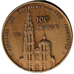 Token - 100 Brabo`s - N.C.O.V. Antwerpen
