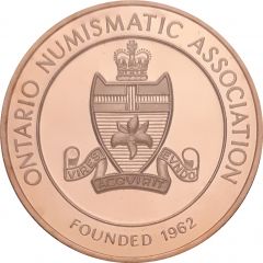Medal - Ontario Numismatic Association Convention 2016 Kitchener, Ontario