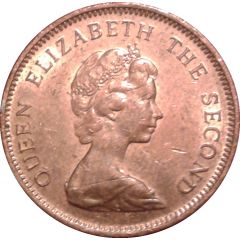 1 Penny - Elizabeth II 2nd portrait, non-magnetic