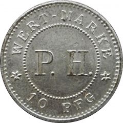 10 Pfennig Berlin P.H.