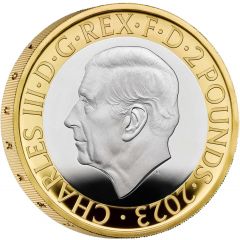 2 Pounds - Charles III Flying Scotsman Centenary, Silver Piedfort