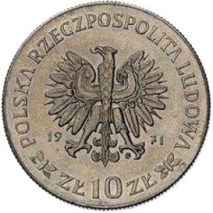 10 Zlotys 50th Anniversary of Third Silesian Uprising, Trial Strike