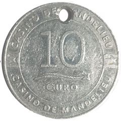10 euros - Casino de Mandelieu [06]