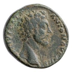 Sestertius - Marcus Aurelius TR POT XIII COS II S C, Spes