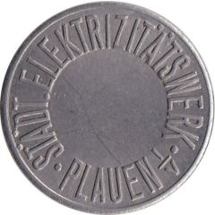 Electricity Token - Städtisches Elektrizitätswerk Plauen i/V.