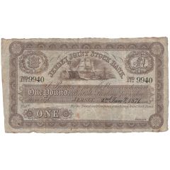1 Pound Jersey Joint Stock Bank