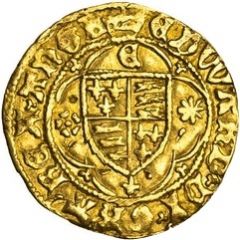 1/4 Ryal - Edward IV 1st reign, Light coinage