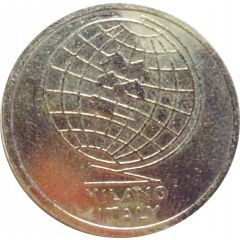 Token - MMC Milano Italy Blank, 28 mm