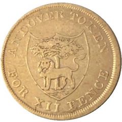1 Shilling Hampshire - Andover / Wakeford`s