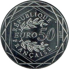 50 Euros La France par Jean-Paul Gaultier (14 juillet)