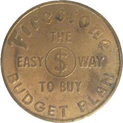 1 Dollar - Firestone Budget Plan Token Danville, Illinois
