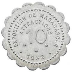 10 centimes - Exposition de Madagascar