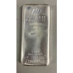 Asahi .999 Fine Silver Kilo Bullion Bar