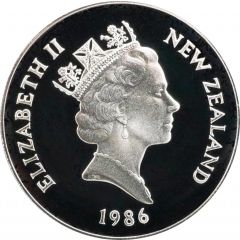 1 Dollar - Elizabeth II 3rd Portrait, Royal Visit, Silver Proof