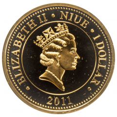 1 Dollar - Elizabeth II Tasmanian Tiger