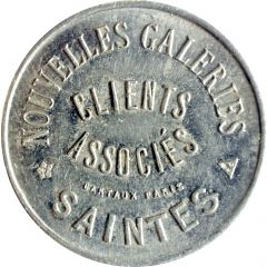 5 Centimes - Nouvelles galeries Saintes