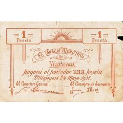 1 Peseta Villajoyosa