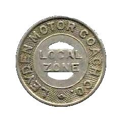 1 Fare - Leyden Motor Coach Co. Franklin Park, Il.