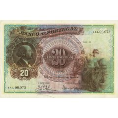 20 Escudos 3rd. print