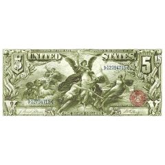 5 Dollars Silver Certificate, `Educational Series`