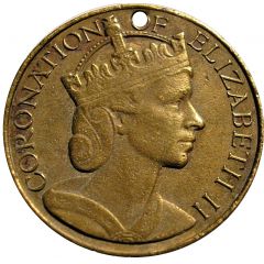 Medallion - Elizabeth II Coronation at Westminster Abbey