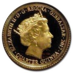 1/4 Guinea - Elizabeth II Newton